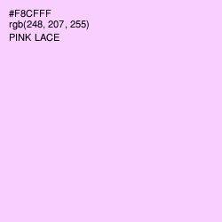 #F8CFFF - Pink Lace Color Image